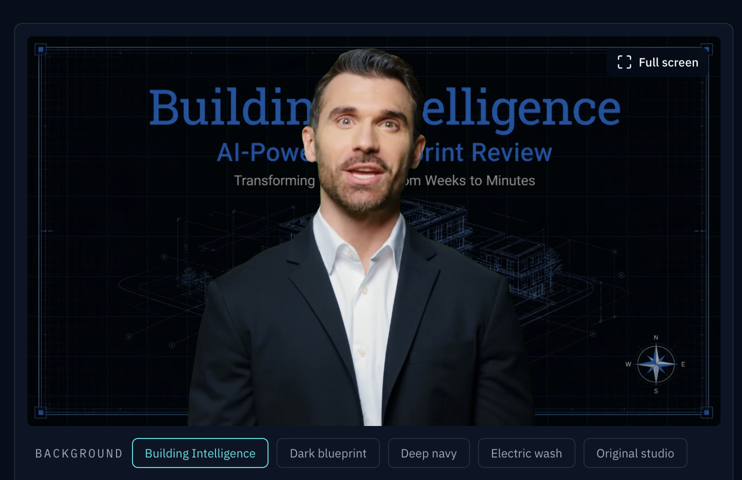 Building Intelligence live permit advisor avatar